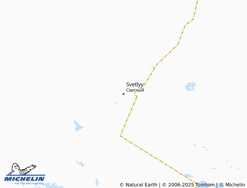 MICHELIN Svetlyy map - ViaMichelin