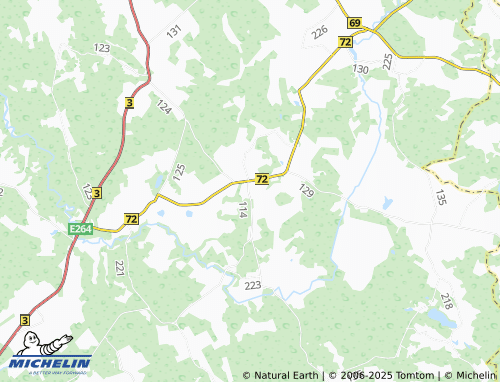 MICHELIN Laatre map - ViaMichelin