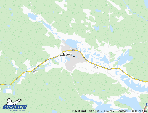 Mapa MICHELIN Edsbyn - ViaMichelin