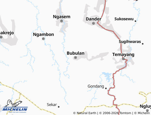 MICHELIN-Landkarte Bubulan - ViaMichelin