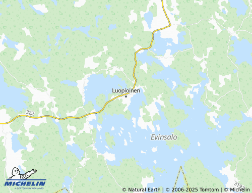 MICHELIN Luopioinen map - ViaMichelin