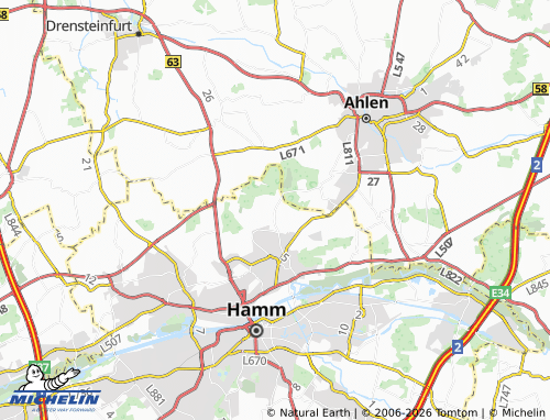 MICHELIN Frielick map - ViaMichelin