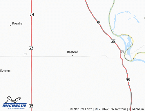 Mapa MICHELIN Basford - ViaMichelin