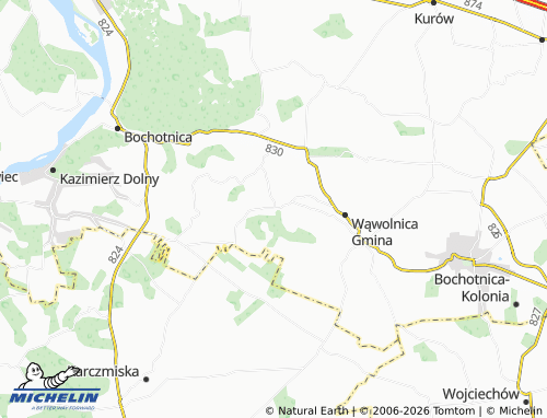 MICHELIN-Landkarte Rąblów - ViaMichelin