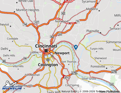 Mappa MICHELIN Dayton - ViaMichelin