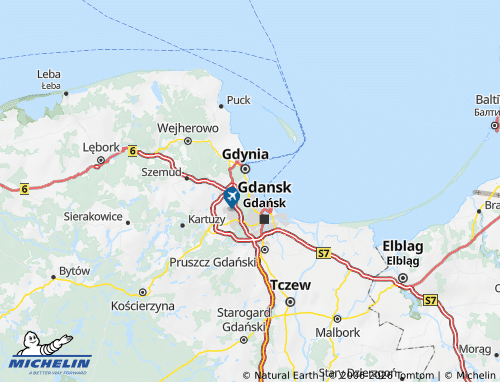 Mappa MICHELIN Sopot - ViaMichelin