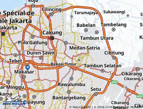 Mapa MICHELIN Harapan Mulya - ViaMichelin