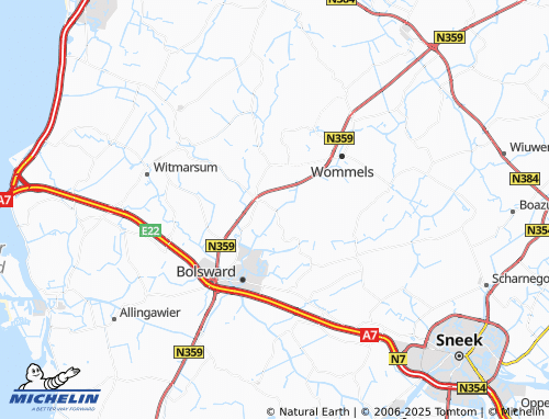 Mapa MICHELIN Burgwerd - ViaMichelin