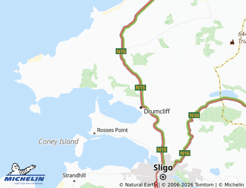 Mapa MICHELIN Carney - ViaMichelin