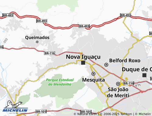 MICHELIN Jardim Santa Eugênia map - ViaMichelin