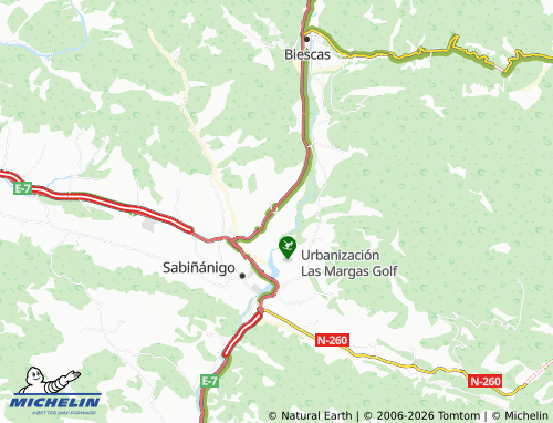 MICHELIN Senegüé map - ViaMichelin