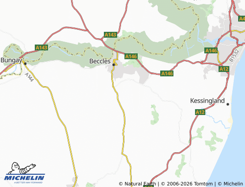 Carte MICHELIN Weston - ViaMichelin