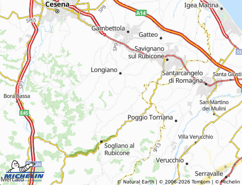 MICHELIN-Landkarte Cento - ViaMichelin