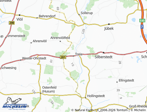 MICHELIN Treia map - ViaMichelin