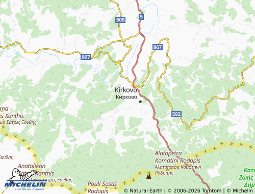 MICHELIN Zavoya map - ViaMichelin