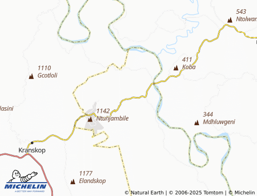 MICHELIN Ewosi map - ViaMichelin