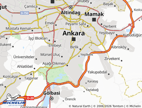 Mappa MICHELIN Hilal - ViaMichelin