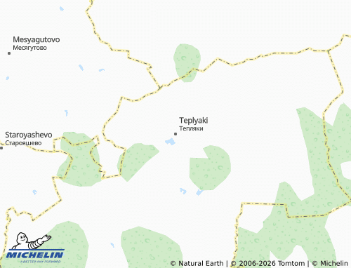 MICHELIN-Landkarte Teplyaki - ViaMichelin