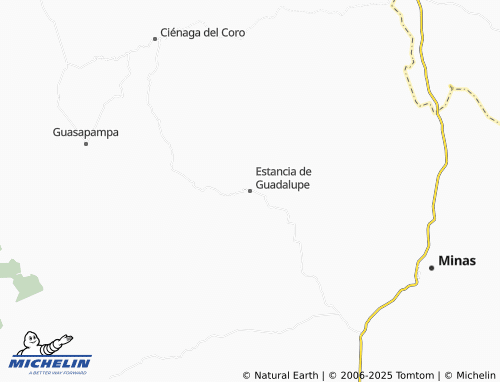 MICHELIN Estancia de Guadalupe map - ViaMichelin