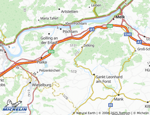 MICHELIN-Landkarte Mannersdorf - ViaMichelin