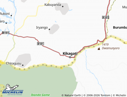 Mappa MICHELIN Rwentale - ViaMichelin