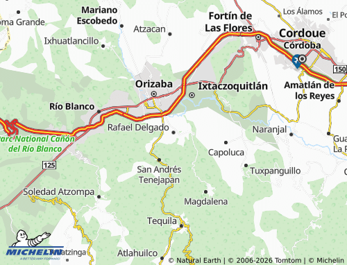 Mapa MICHELIN Rafael Delgado - ViaMichelin