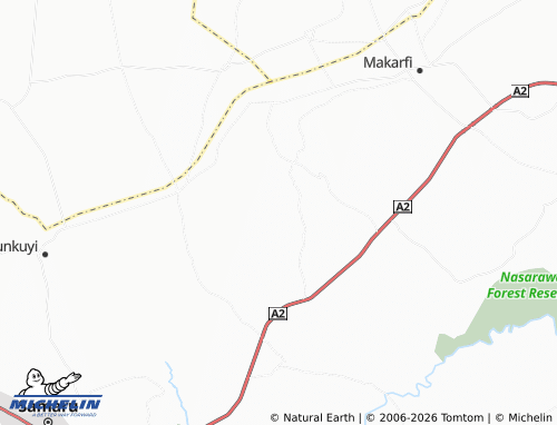 MICHELIN Mahuta map - ViaMichelin