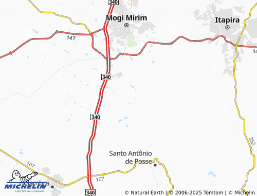 Carte MICHELIN Martim Francisco - ViaMichelin