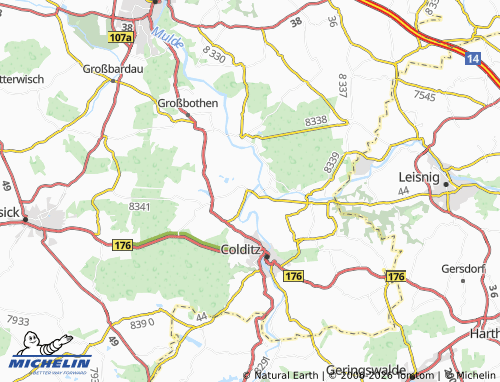 MICHELIN-Landkarte Sermuth - ViaMichelin