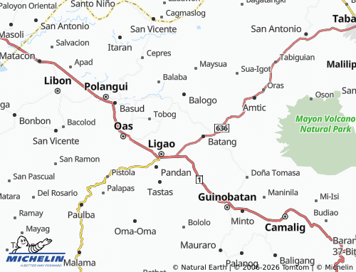Mappa MICHELIN Tinago - ViaMichelin