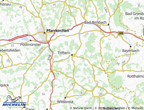 Mappa MICHELIN Triftern - ViaMichelin