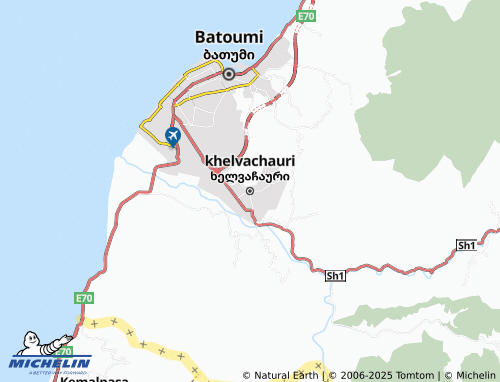 MICHELIN khelvachauri map - ViaMichelin