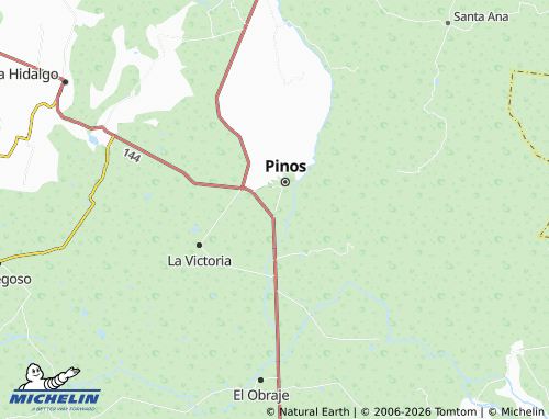MICHELIN-Landkarte Sierra de Pinos - ViaMichelin