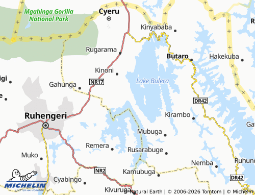 Mappa MICHELIN Karuganda - ViaMichelin