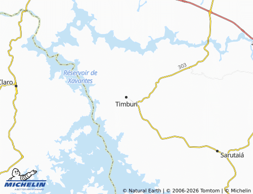 Mapa MICHELIN Timburi - ViaMichelin