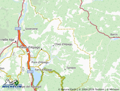 MICHELIN Irrighe map - ViaMichelin
