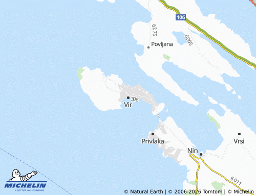 Mapa MICHELIN Vir - ViaMichelin