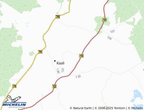 MICHELIN Eiste map - ViaMichelin