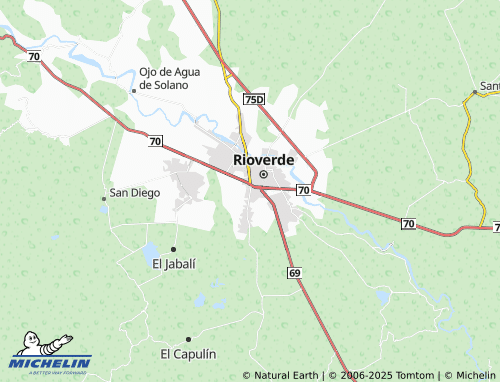 MICHELIN Santa Cecilia map - ViaMichelin