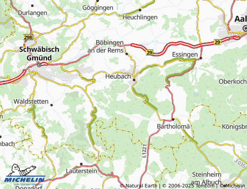 Mapa MICHELIN Beuren - ViaMichelin