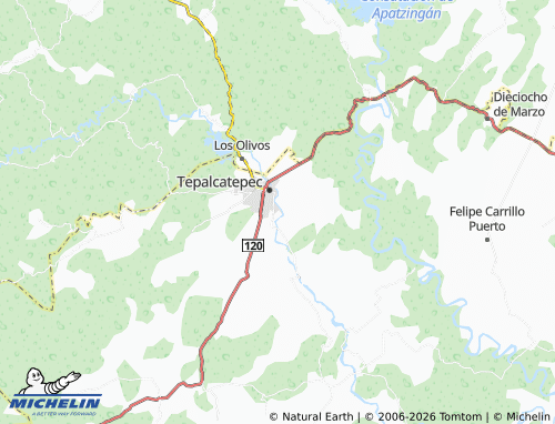 Mapa MICHELIN Tamarindo - ViaMichelin