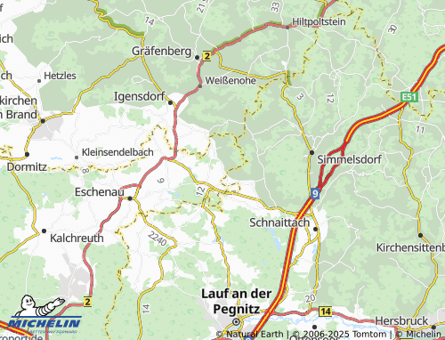 MICHELIN-Landkarte Illhof - ViaMichelin
