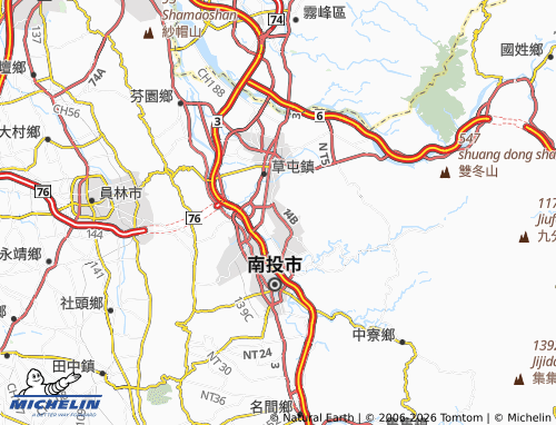 Kaart MICHELIN xia zhuang - ViaMichelin
