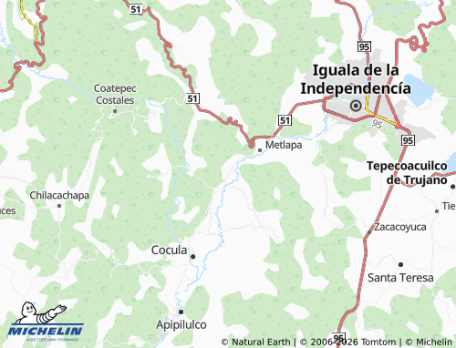MICHELIN Triunfo, Tomás Gómez map - ViaMichelin