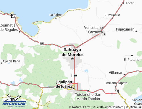 MICHELIN Valle Verde map - ViaMichelin