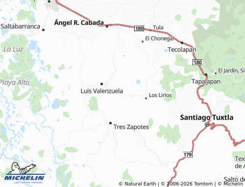 Mapa MICHELIN Ixhuapan - ViaMichelin