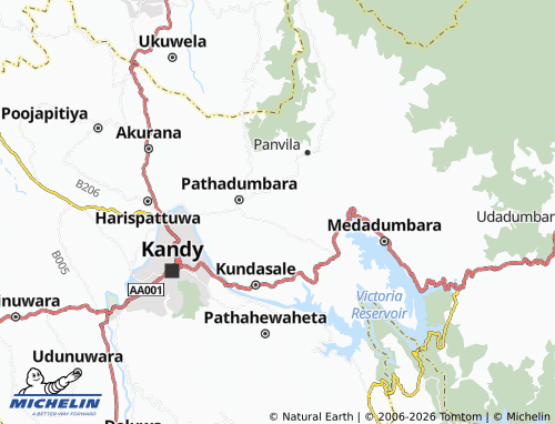 Mappa MICHELIN Maharathenna West - ViaMichelin