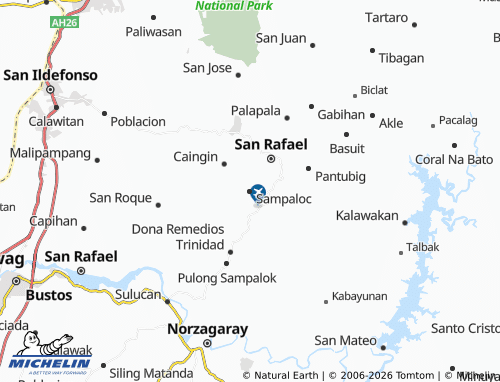 MICHELIN Sampaloc map - ViaMichelin