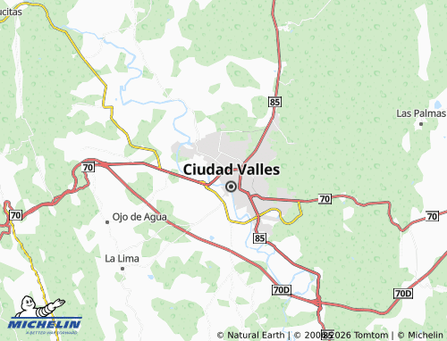 MICHELIN La Curva map - ViaMichelin