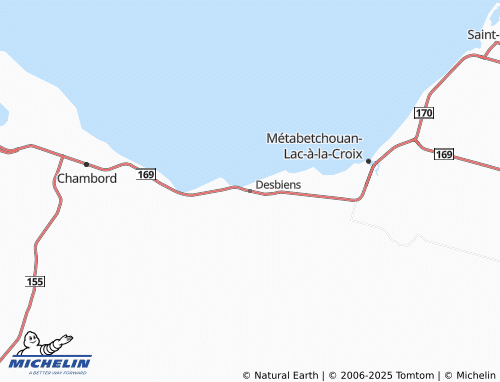 MICHELIN Desbiens map - ViaMichelin